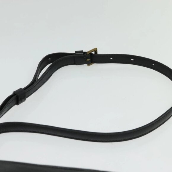 LOUIS VUITTON Epi Jeune Fille MM Shoulder Bag Black M52152 LV Auth 141082 - Picture 10 of 16